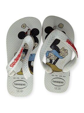 Havianas Disney Minnie Mouse Childs Flip Flops Size 7/8C EUR 25/6